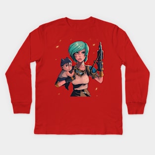 Bulma Connor Kids Long Sleeve T-Shirt